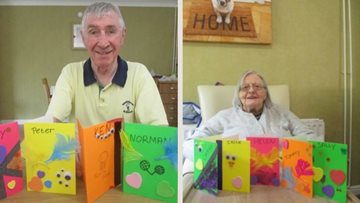 Edinburgh care home Residents spread kindness and positivity